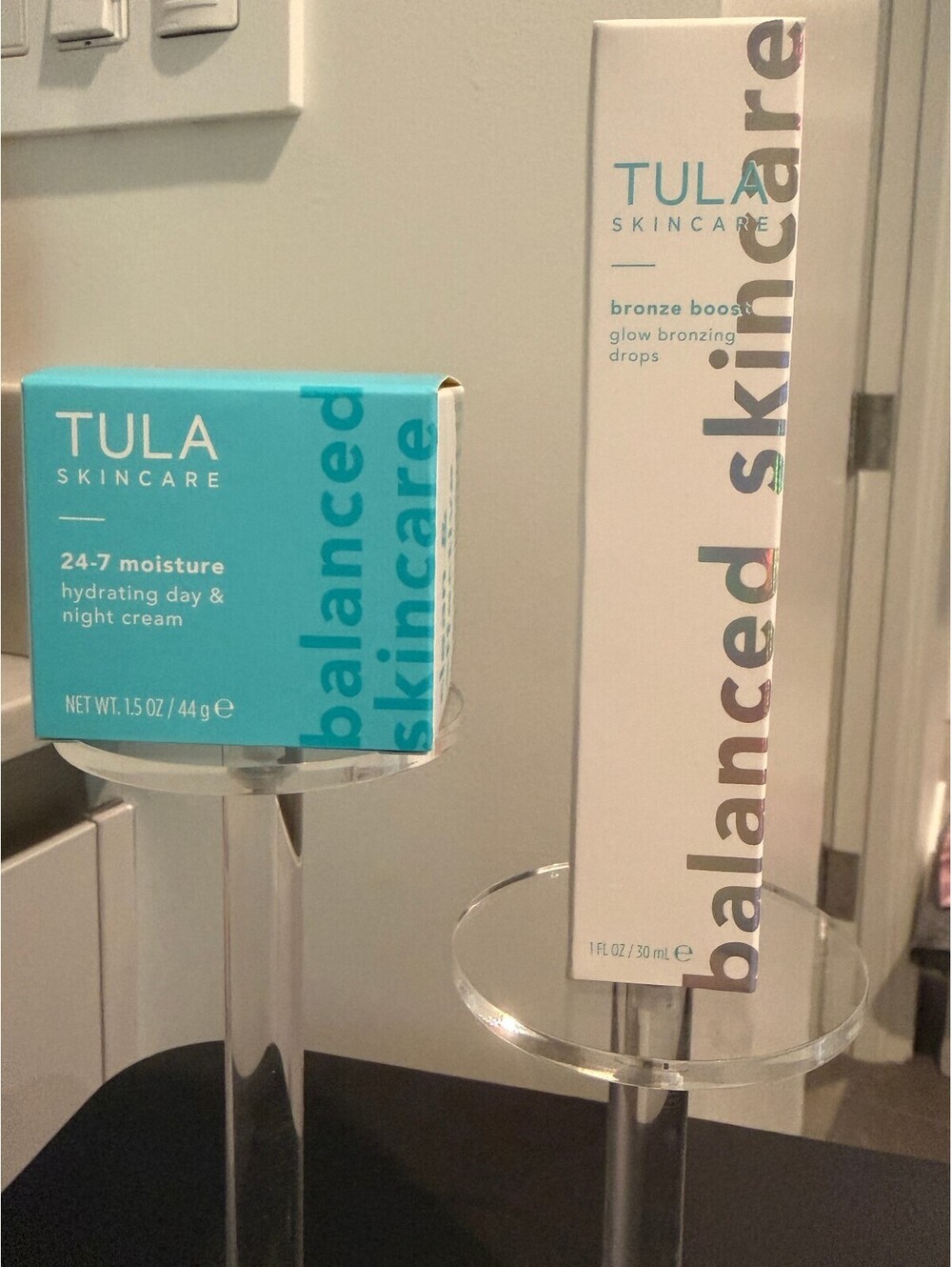 TULA 24-7 Moisture Hydrating Day and Night Cream & Bronze Boost Glow Drops